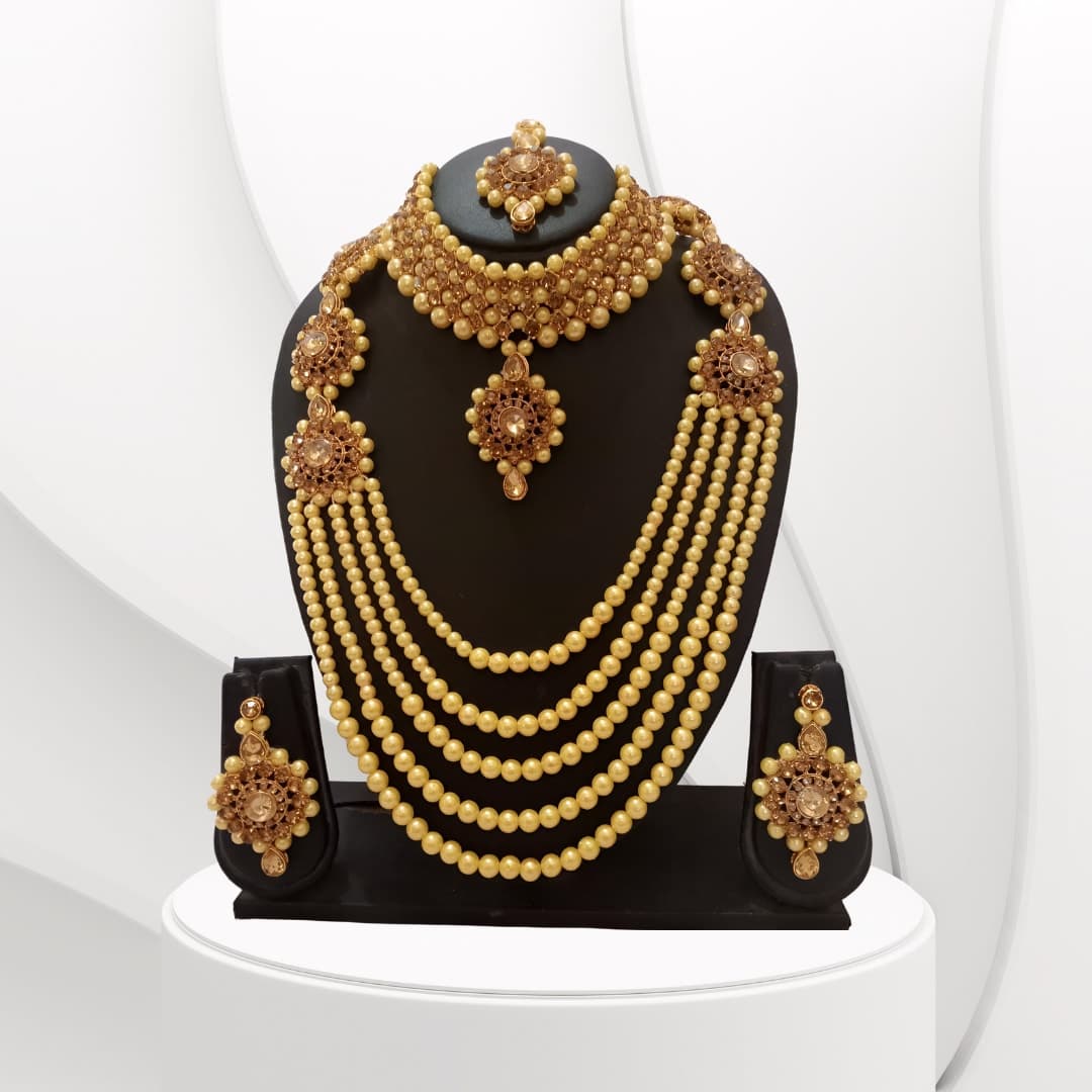 Manchaha Gold Plated Combo Jewellery Set