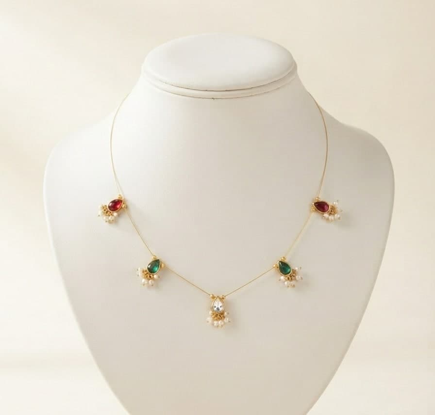 Manchaha Floating Wire Necklace