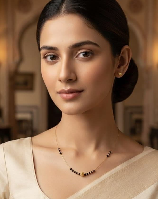 Manchaha Sleek floating-wire daily wear mangalsutra