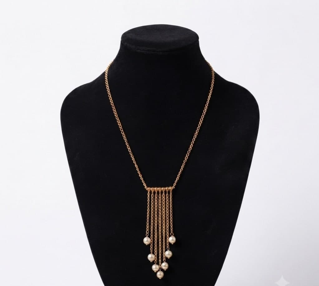Manchaha Golden Multi-Layered Chain Necklace